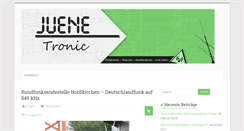 Desktop Screenshot of juene-tronic.de
