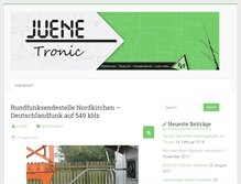 Tablet Screenshot of juene-tronic.de